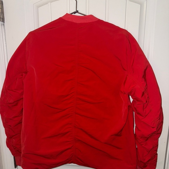Nike Women's Vibrant Red Bomber Jacket - Picture 9 of 16